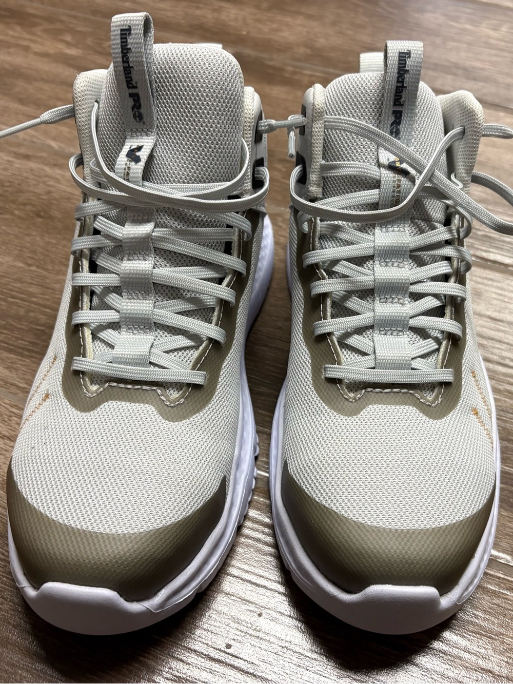 Timberland PRO Woman’s White and Olive Work Sneakers